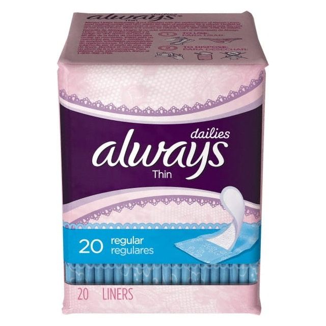 (24) 20-Packs Folded Panty Liners