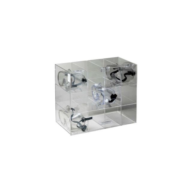 Horizon Mfg. Safety Glass Holder With Door, 5205, Holds 12 Glasses, 7-3/4