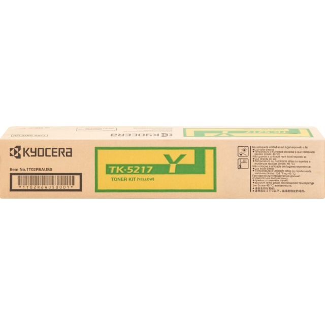Kyocera TK-5217Y Original Laser Toner Cartridge - Yellow - 1 Each - 15000 Pages MPN:TK5217Y
