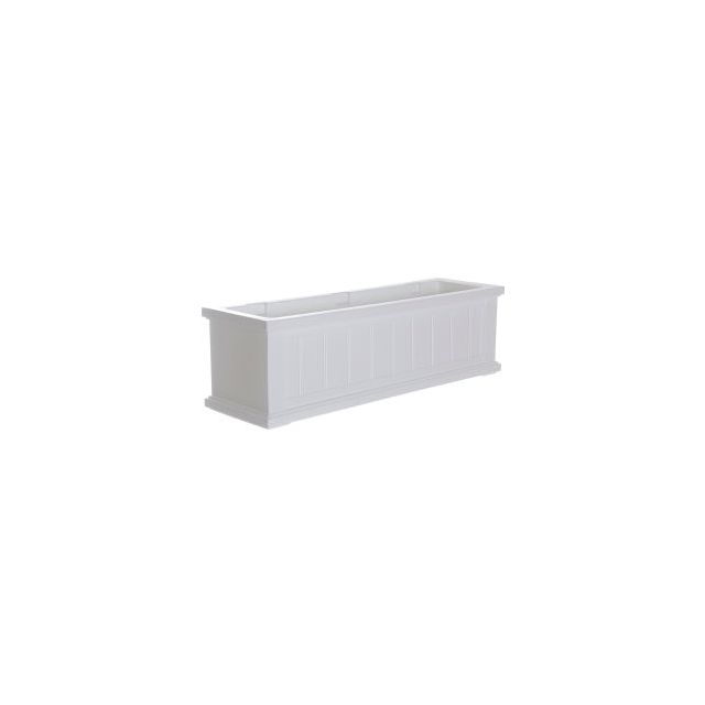 Mayne® Cape Cod 3-ft. Window Box Planter White 4840-W