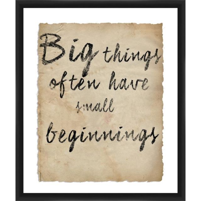 PTM Images Framed Wall Art, Big Things, 25 1/2inH x 21 1/2inW 2-14045B