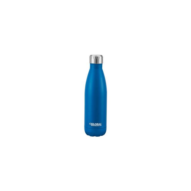GoVets®Double Wall Stainless Water Bottle Blue 17 Oz. - 24/Case 75123B23