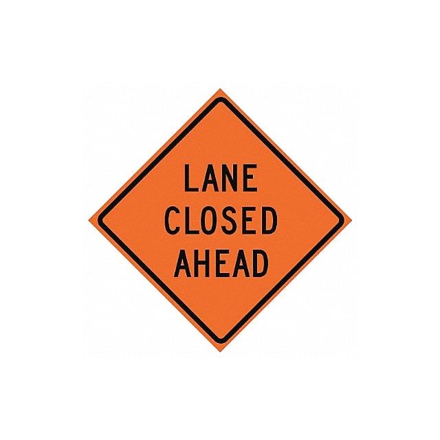 Lane Closed Traffic Sign 36 x 36 MPN:669-C/36-DGFO-LC