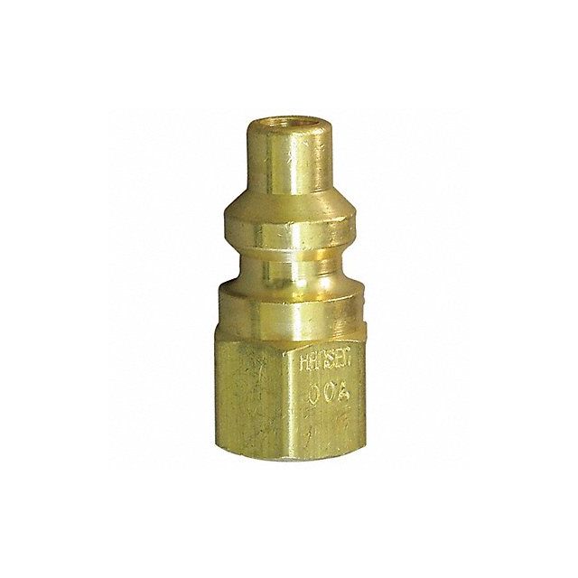 Coupler Plug (F)NPT 1/4 Brass MPN:00A
