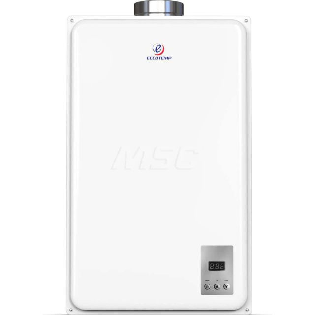 Gas Water Heaters, Inlet Size (Inch): 3/4 , Commercial/Residential: Residential , Fuel Type: Liquid Propane (LP) , Pilot Light Window: No , Tankless: Yes  MPN:45HI-LP
