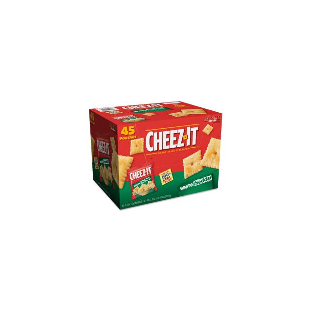 Sunshine® Cheez-it Crackers 1.5 oz. Bag White Cheddar 45/Carton 2410010892