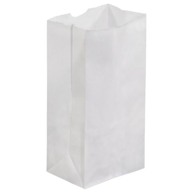 Partners Brand Grocery Bags, 6 7/8inH x 3 1/2ftW x 2 3/8inD, White, Case Of 500 (Min Order Qty 2) MPN:BGG113W