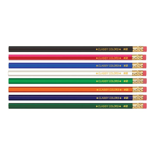Musgrave Pencil Co. Wood Case Hex Pencils, 2.11 mm, #2 Lead, Assorted Colors, Pack Of 144 (Min Order Qty 2) MPN:MUSDHEX99
