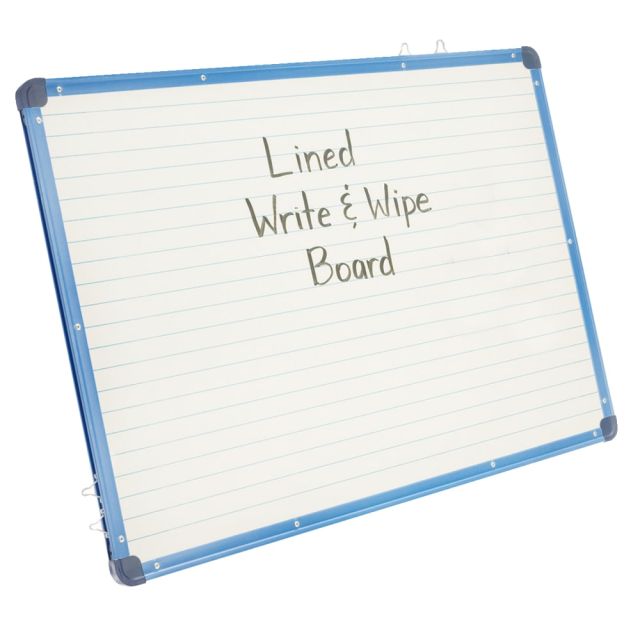 Copernicus Magnetic Lined Unframed Dry-Erase Whiteboard, 24in x 34in x 3/4in, White/Blue MPN:CEPAC455