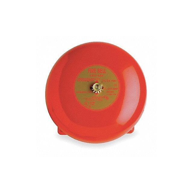 Fire Bell Red H 3 11/32 x L 6 x W 6 In MPN:439D-6AW-R