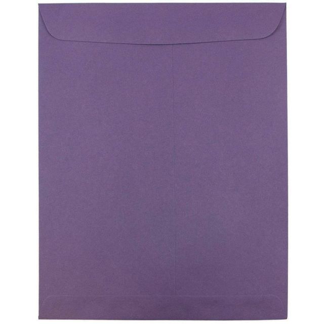 JAM Paper Open-End 10in x 13in Catalog Envelopes, Gummed Closure, Dark Purple, Pack Of 25 MPN:1287032