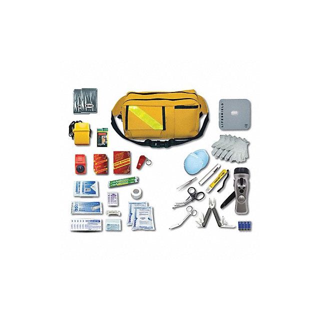 Disaster Response Kit 58 Piece Yellow MPN:480
