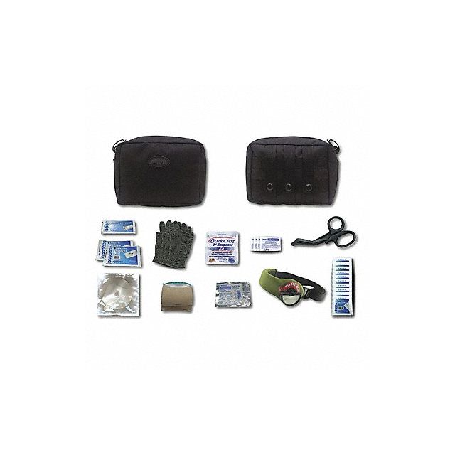 Emrgncy Medical Kit 26 Components Blk MPN:9141