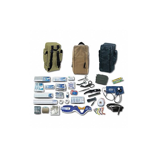 Emrgncy Medical Kit 100 Components Grn MPN:9352