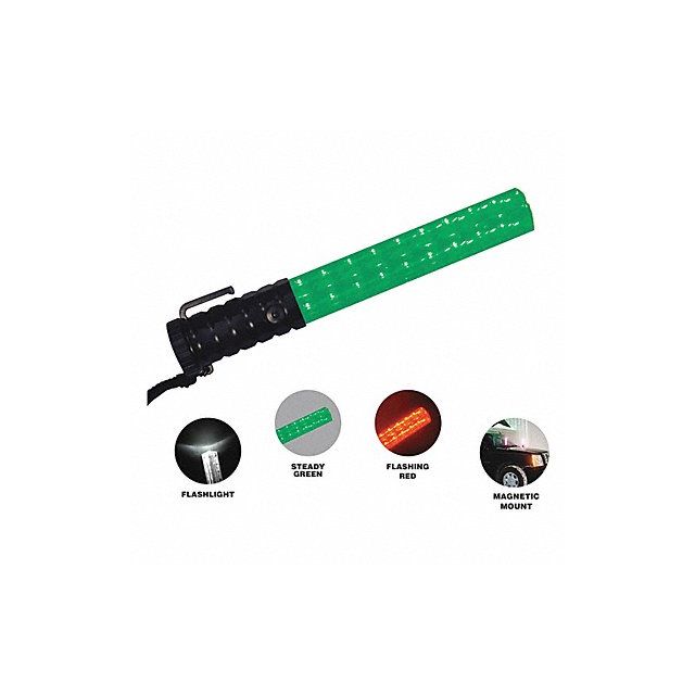 LED Safety Light 11.5inH Green/Red/White MPN:3030