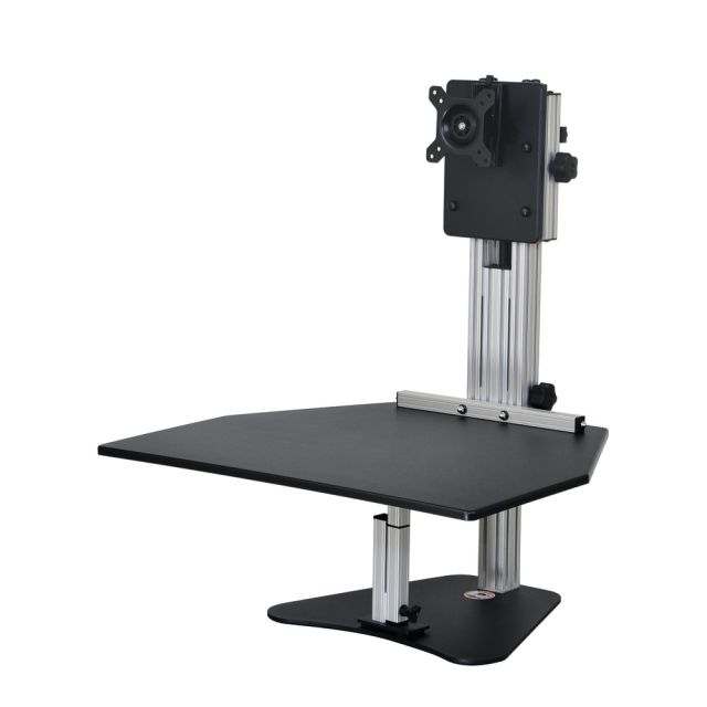 Ergo Desktop Kangaroo Pro Height-Adjustable Single-Monitor Desk, Black MPN:ED-KP-BLK-FA