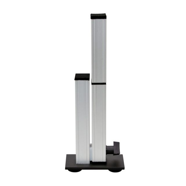 Ergo Desktop Stabilization Leg For Kangaroo Adjustable-Height Desks, 16 1/2inH x 3inW x 7inD, Silver/Black (Min Order Qty 2) MPN:ED-LG