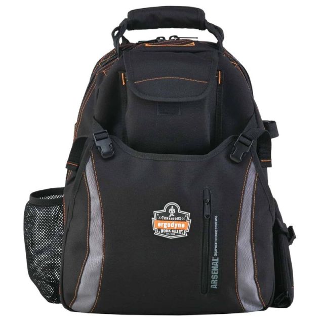 Ergodyne Arsenal 5843 Dual-Compartment Tool Backpack, Black MPN:13743
