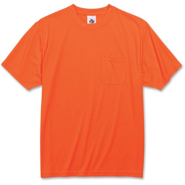 Ergodyne GloWear 8089 Non-Certified T-Shirt, Small, Orange (Min Order Qty 6) MPN:21562