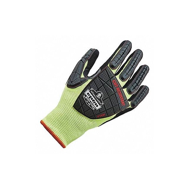 Coated Gloves Nitrile Sandy 2XL Lime PR MPN:7141