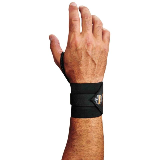 Ergodyne ProFlex 420 Supports, Wrist, Small/Medium, Black, Pack Of 6 Supports (Min Order Qty 2) MPN:72222