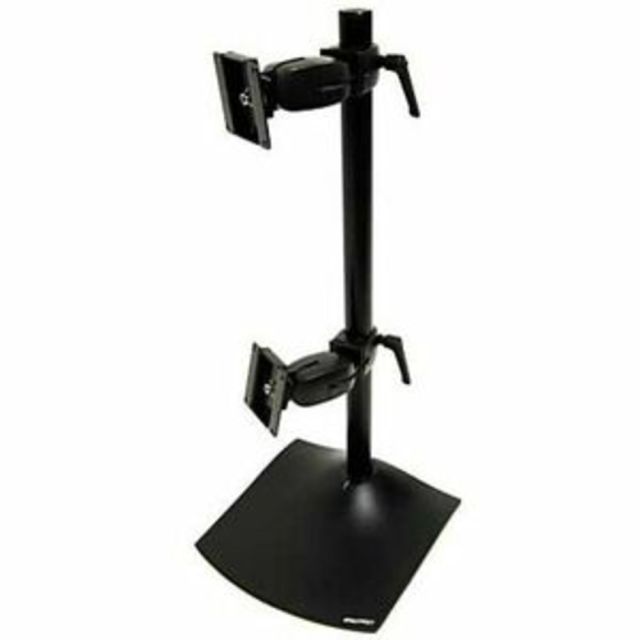 Ergotron DS100 Series Freestanding Dual Monitor Stand - Up to 46lb - Up to 24in Flat Panel Display - Black MPN:33-091-200