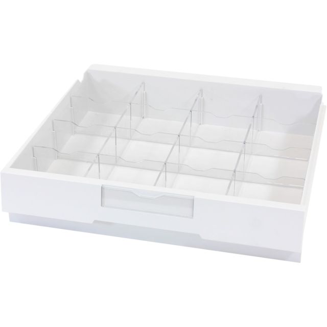Ergotron SV Replacement Drawer Kit, Single (Large Drawer) - 16 Compartment(s) - 1 Drawer(s) - White - 1 (Min Order Qty 2) MPN:97-848