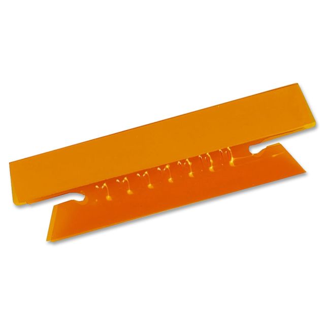Oxford Soft Flexible Color Tabs, 3 1/2in, 1/3 Cut, Orange, Pack Of 25 (Min Order Qty 5) MPN:4312ORA
