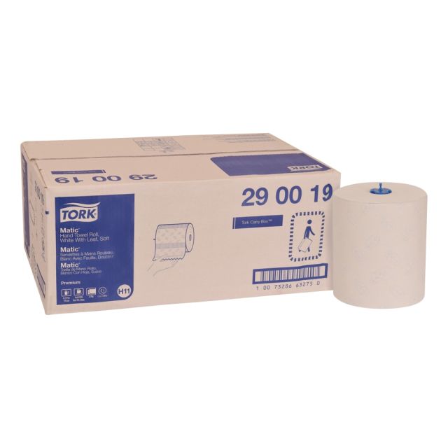 Tork Premium Soft Matic 2-Ply Paper Towels, 690 Sheets Per Roll, Pack Of 6 Rolls MPN:290019