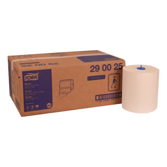 Tork Advanced Matic 1-Ply Paper Towels, 1080 Sheets Per Roll, Pack Of 6 Rolls MPN:290025