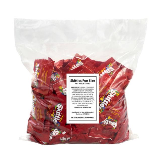 Skittles Fun-Size Packs, 4-Lb Box (Min Order Qty 2) MPN:209-00927