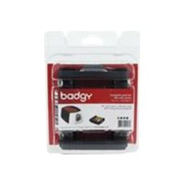 Badgy Full kit - YMCKO - print ribbon cassete / PVC cards kit - for Badgy 100, 200 MPN:CBGP0001C