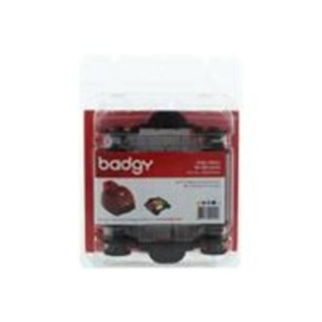 Badgy - YMCKO - print ribbon cassette - for Badgy 100, 1st Generation, 200 (Min Order Qty 2) MPN:VBDG204EU