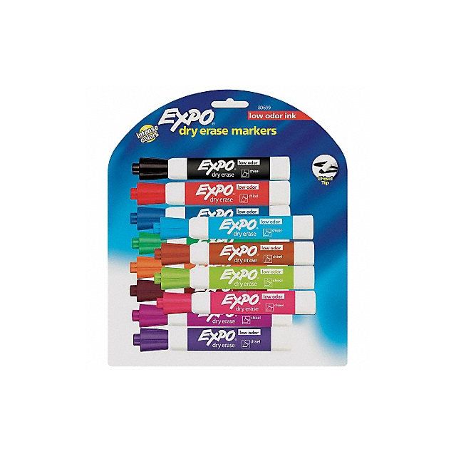 Dry Erase Marker Set Chisel PK12 MPN:80699