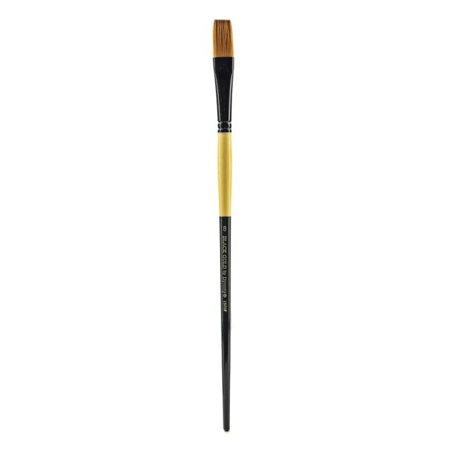 Dynasty Long-Handled Paint Brush 1526F, Size 8, Flat Bristle, Nylon, Multicolor (Min Order Qty 4) MPN:12153