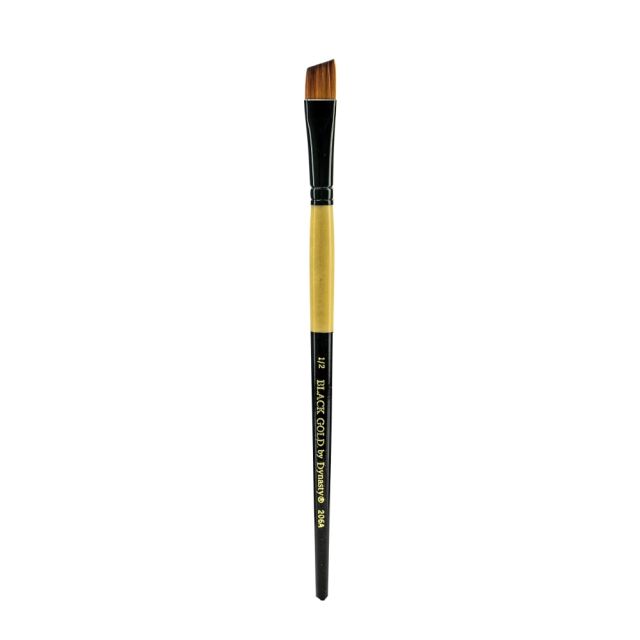 Dynasty Short-Handled Paint Brush, 1/2in, Angular Bristle, Synthetic, Multicolor (Min Order Qty 5) MPN:12234
