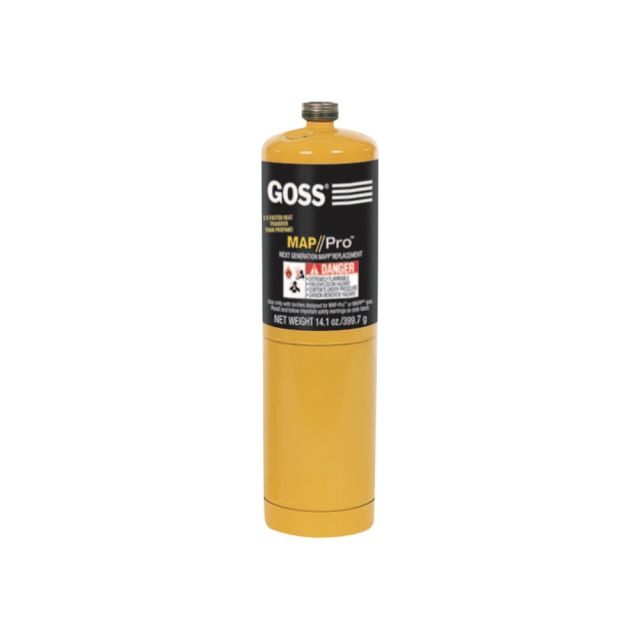 Goss Disposable Cylinders, 16 Oz, MAPP, Pack Of 12 QLM-PRO