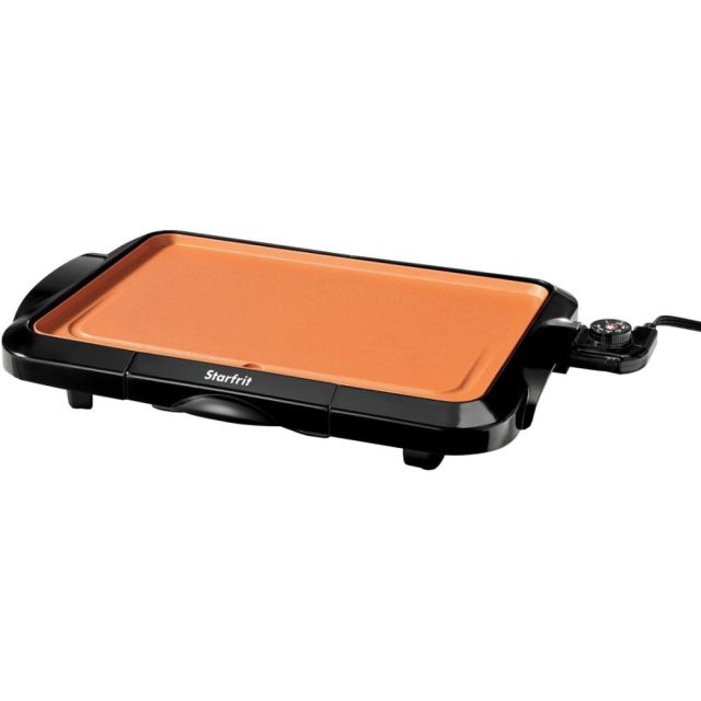 Starfrit Electric Griddle - Eco Copper - Black, Copper, Orange 024412-004-0000