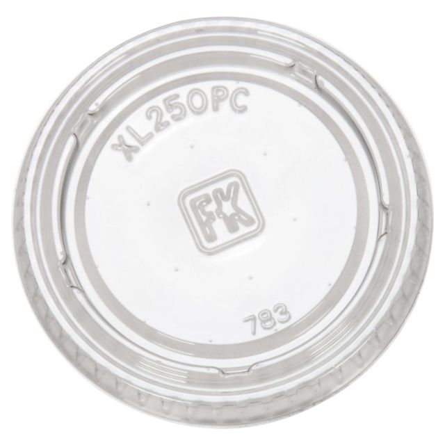 Fabri-Kal Portion Cup Lids, For 1.5 Oz - 2.5 Oz Cups, Clear, Pack Of 2,500 Lids MPN:9505083