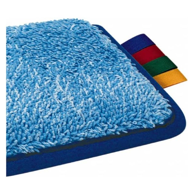 Wet Mop Pad: Blue, Microfiber MPN:BM-016-12