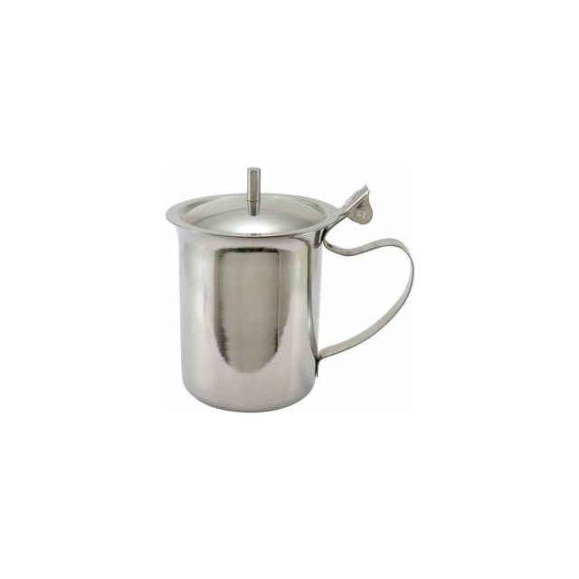 Winco SCT-10 Creamer W/ Cover 10 Oz. Stainless Steel - Pkg Qty 24 SCT-10