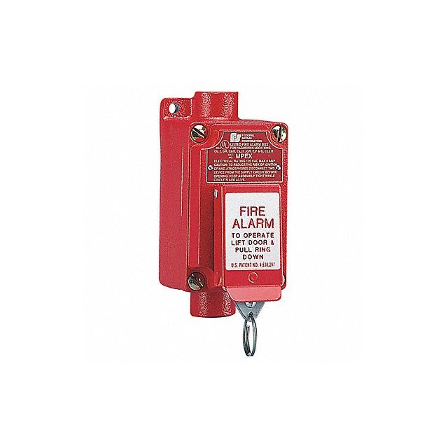 Fire Alarm Pull Station Red MPN:MPEX