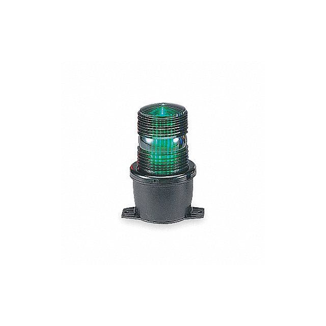 Low Profile Warning Light LED Green 24V MPN:LP3PL-024G