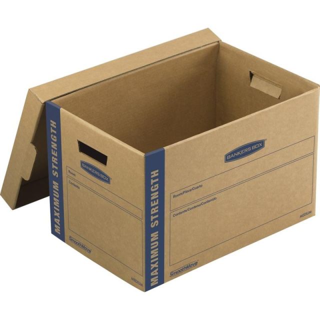 Bankers Box SmoothMove Moving & Boxes, 12in x 12 1/4in x 18 1/2in, 8 Pack MPN:7710301