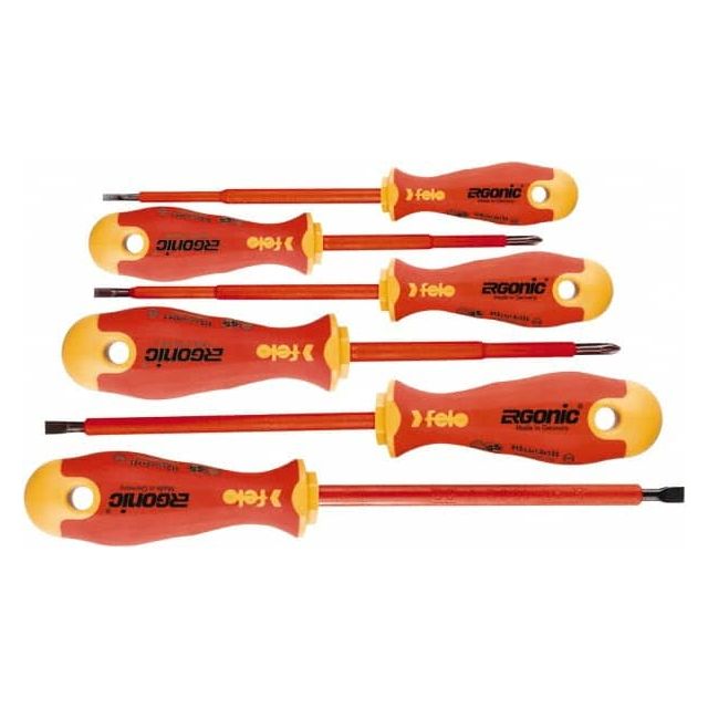 Screwdriver Set: 6 Pc, Phillips & Slotted MPN:0715753169