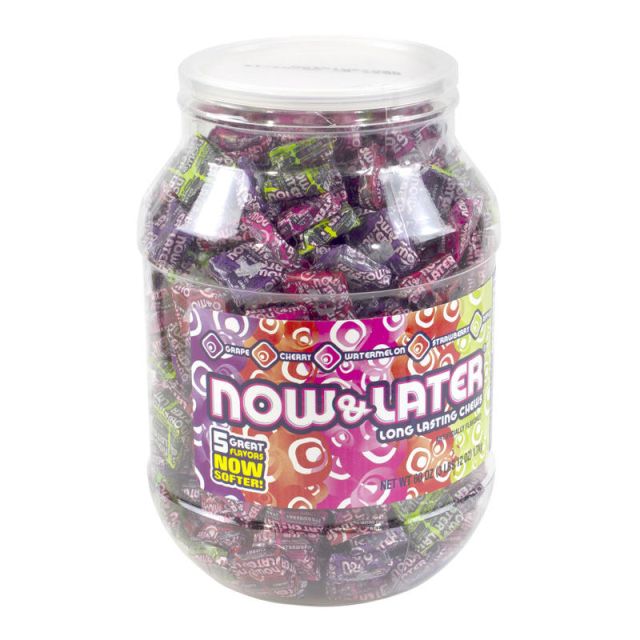 Now & Later Candies, Assorted Flavors, Jar Of 365 (Min Order Qty 2) MPN:209-00224