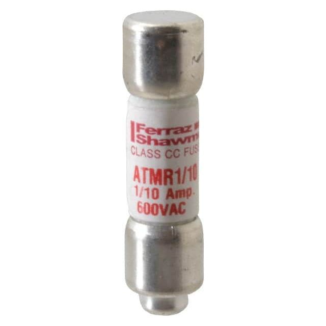 Cylindrical Fast-Acting Fuse: CC, 0.1 A, 10.3 mm Dia MPN:ATMR1/10