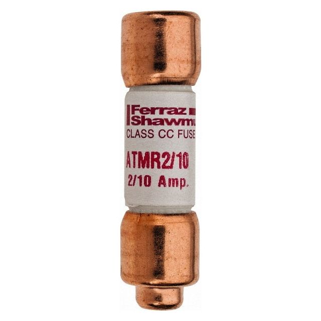 Cylindrical Fast-Acting Fuse: CC, 0.2 A, 10.3 mm Dia MPN:ATMR2/10
