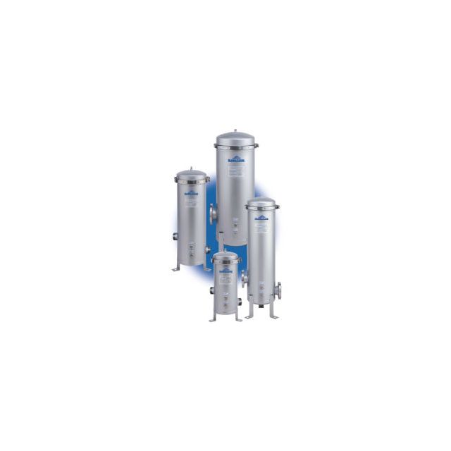 Band Clamp Multi Cartridge Filter Housing- 4 Filter Capacity 10-1/4 Dia x 20H 2MNPT Connection GTCHB422M2415PC