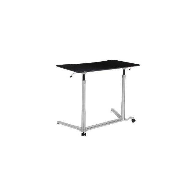 Flash Furniture Sit/Stand Computer Ergonomic Desk Black -IP-6-1-BK-GGNAN